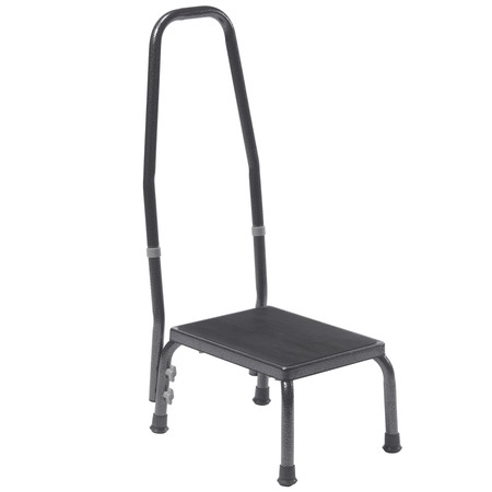 DRIVE MEDICAL Footstool w/ Non Skid Rubber Platform & Handrail 13031-1sv